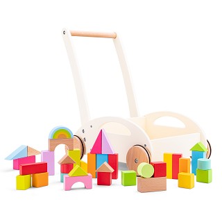 New Classic Toys - Baby walker with blocks